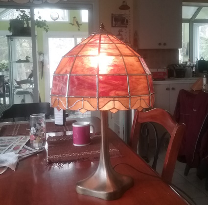 lampe vitrail